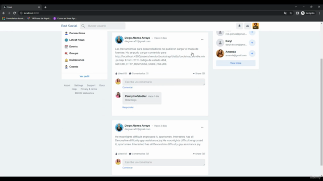 Aprende a Crear una Red Social con el Stack MEAN y Sockets. – Screenshot 2