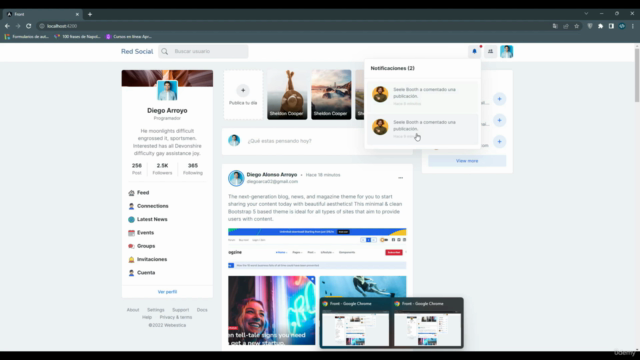 Aprende a Crear una Red Social con el Stack MEAN y Sockets. – Screenshot 4