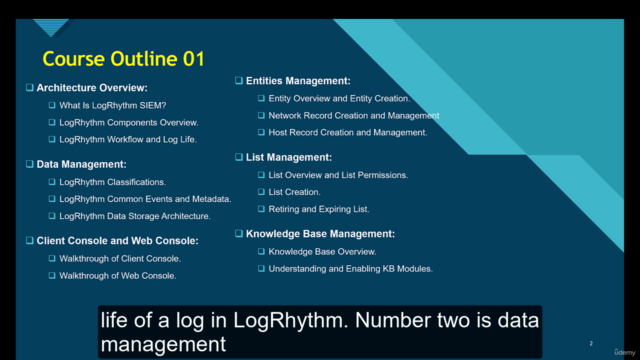 LogRhythm Central Administration – Novice to Professional – Screenshot 1