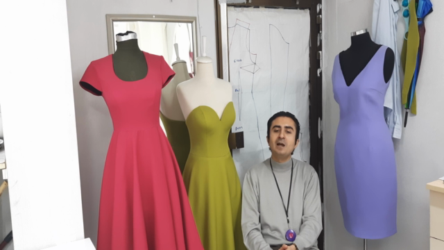 Modelistlik Abiye straplez kalıbı dress pattern making – Screenshot 2