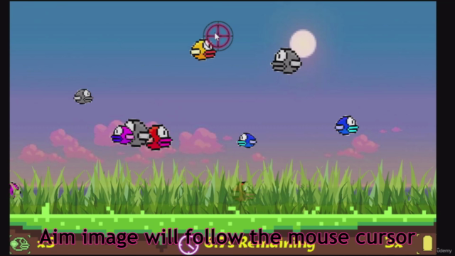 C# Win Forms Flappy Bird Hunting Game OOP Master Class in VS – Screenshot 2