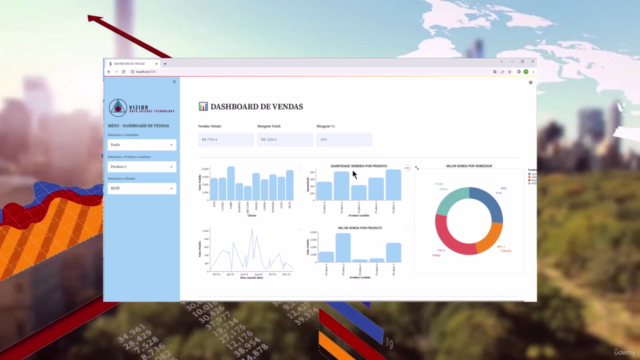Dashboard Analítico Passo-a-Passo em STREAMLIT e PYTHON – Screenshot 2