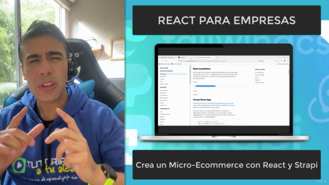 React para Empresas - Crea un Micro-Ecommerce React y Strapi – Screenshot 3