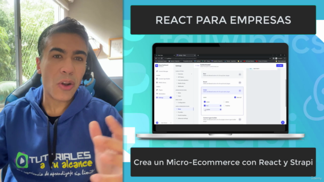 React para Empresas - Crea un Micro-Ecommerce React y Strapi – Screenshot 4