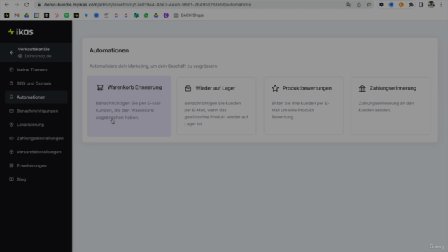 Ikas Shop Erstellen - Onboarding in voller Länge – Screenshot 1