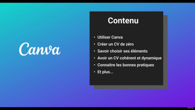 Créer son CV de A à Z avec Canva ! – Screenshot 1