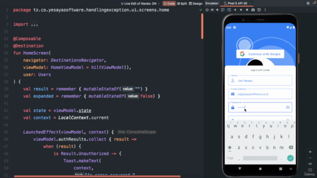 Android App Development with Laravel Authentication - Screenshot_02