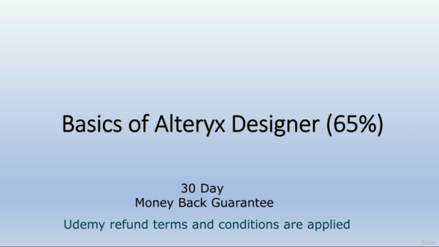 Alteryx Micro Credential Exam Preparation November 2022 Coupon