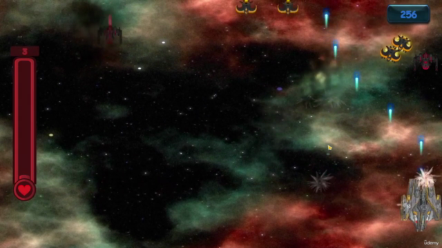 Creating your first game in Unity | 2D space shooter – Screenshot 1