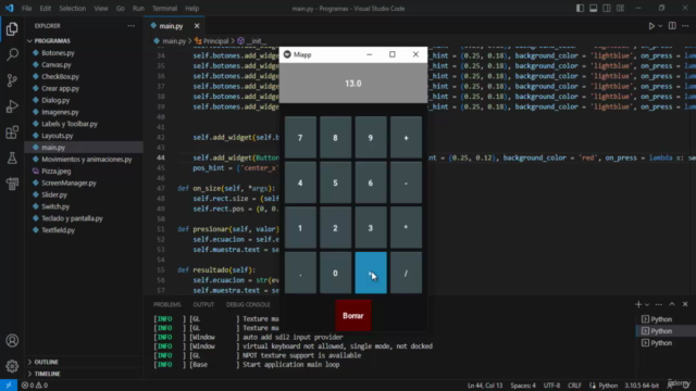 Creación de aplicaciones para teléfonos móviles con Python – Screenshot 2