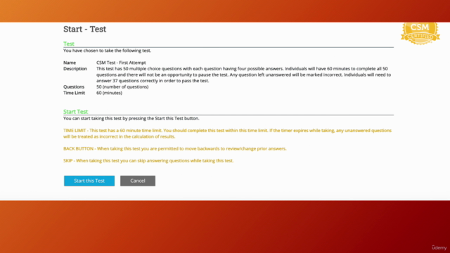 Certified Scrum Master (CSM) Final Exam 100% Original (2025) – Screenshot 2