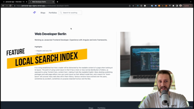 Next.js with React - Developer's App (Practical Way) – Screenshot 2