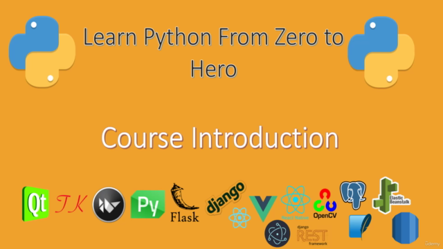 Learn Python from Zero to Hero [Basic, GUI, Web, Full Stack] – Screenshot 1