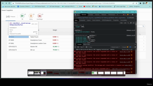 SAPUI5( UI5 / FIORI )-Debugging – Screenshot 2