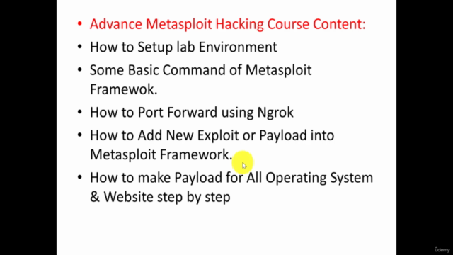 Advance Metasploit Hacking Course by Black Hat Pakistan – Screenshot 1