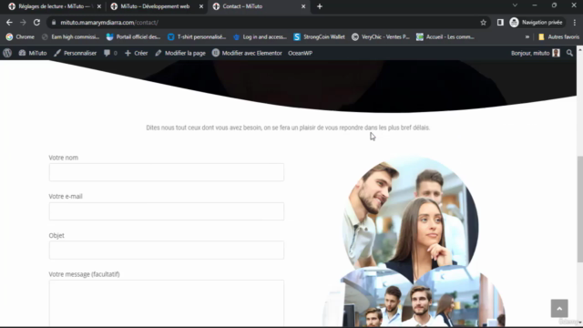 Créer des sites web responsives et dynamiques avec WordPress – Screenshot 3