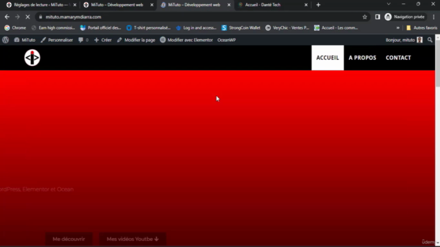 Créer des sites web responsives et dynamiques avec WordPress – Screenshot 4
