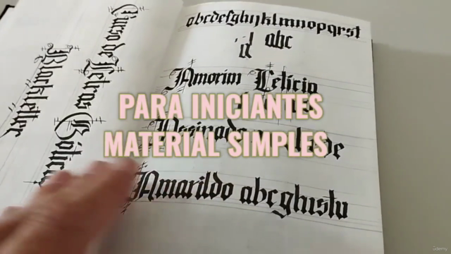 Desenho de letras góticas – Screenshot 1