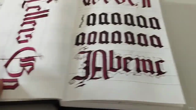 Desenho de letras góticas – Screenshot 2