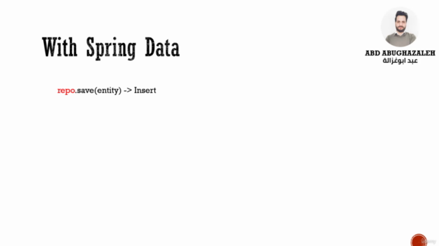 Spring Data and Spring Boot Course بالعربي – Screenshot 2