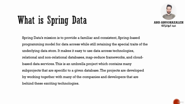 Spring Data and Spring Boot Course بالعربي – Screenshot 3