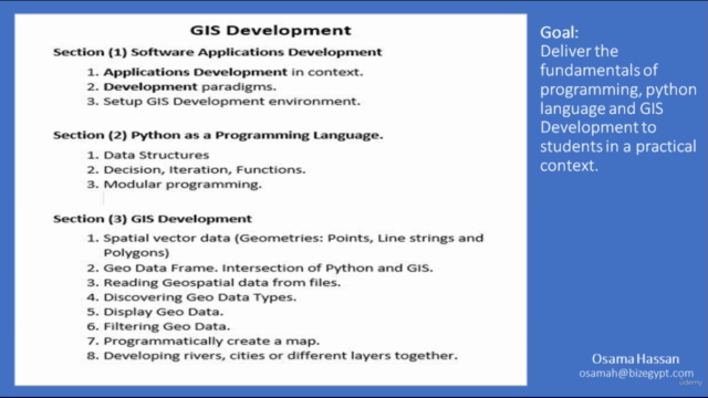 Geographic Information Systems Development in Python – Screenshot 2