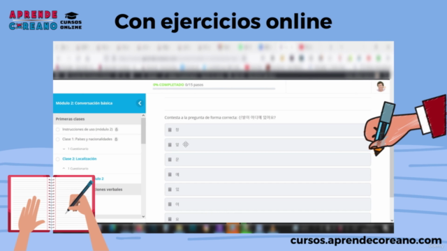 Vocales y consonantes coreanas – Screenshot 3