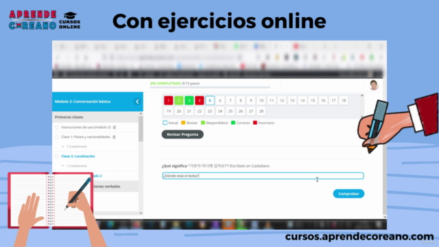 Vocales y consonantes coreanas – Screenshot 4