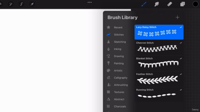 Procreate - Learn to Create Stitch & Sequin Brushes – Screenshot 1