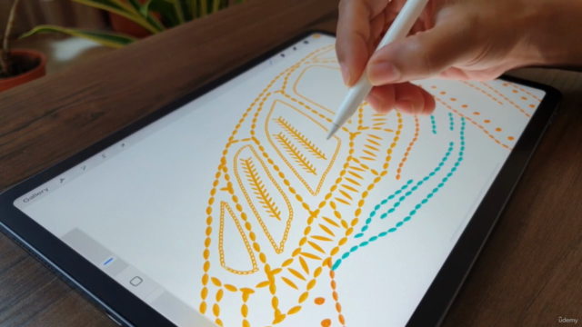 Procreate - Learn to Create Stitch & Sequin Brushes – Screenshot 3