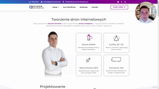 Tworzenie stron www - Wordpress i WooCommerce + Elementor – Screenshot 1