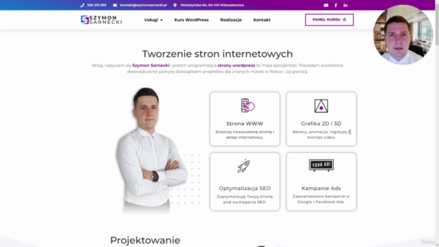 Tworzenie stron www - Wordpress i WooCommerce + Elementor – Screenshot 2