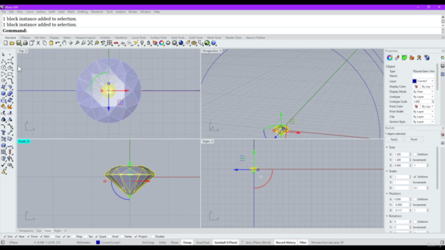 The ULTIMATE Guide to Jewellery CAD Design with Rhino 3D – Screenshot 1