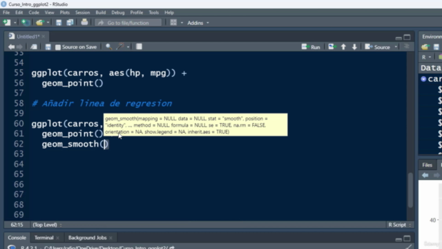 Introducción a la visualización de datos en R con ggplot2 – Screenshot 2