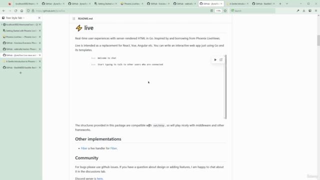 Mastering Live(View) development in Go (GoLang) – Screenshot 3
