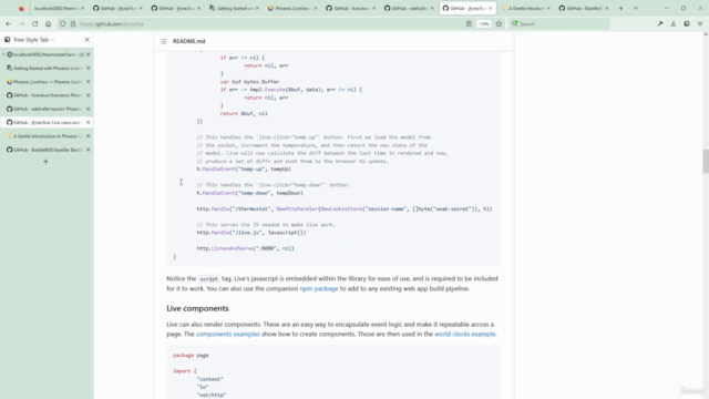 Mastering Live(View) development in Go (GoLang) – Screenshot 4