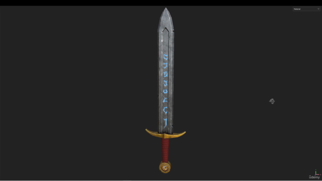 Blender Sculpting - Rune Sword – Screenshot 4