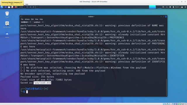 Ethical Hacking: Weaponization – Screenshot 1