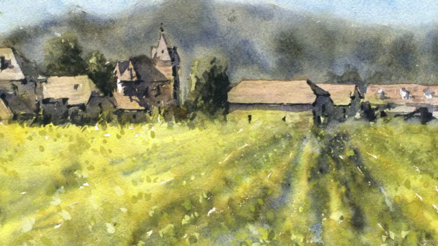 Paint a Sunflower Field in Watercolor – Screenshot 4