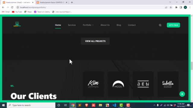 Build Responsive Real World Portfolio WordPress Website – Screenshot 2