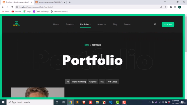 Build Responsive Real World Portfolio WordPress Website – Screenshot 3