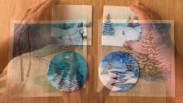 How To Paint Snowy Pine Trees - Acrylic Masterclass – Screenshot 4