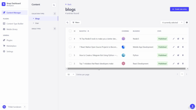 Create a Blog Website in ReactJS, TailwindCSS and Strapi CMS – Screenshot 4