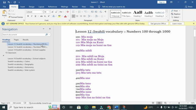 Learn Swahili (Swahili Masterclass Volume 1) – Screenshot 2
