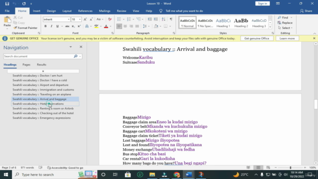 Learn Swahili (Swahili Masterclass Volume 1) – Screenshot 3