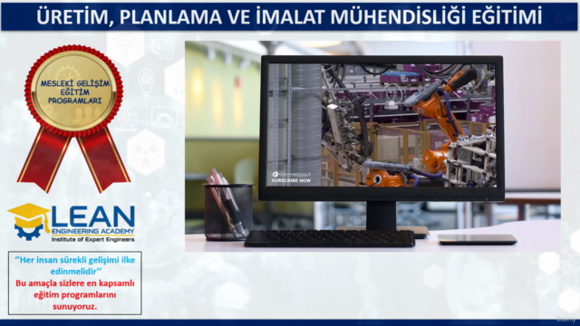 Üretim, Planlama ve İmalat Mühendisliği Eğitim Programı – Screenshot 1
