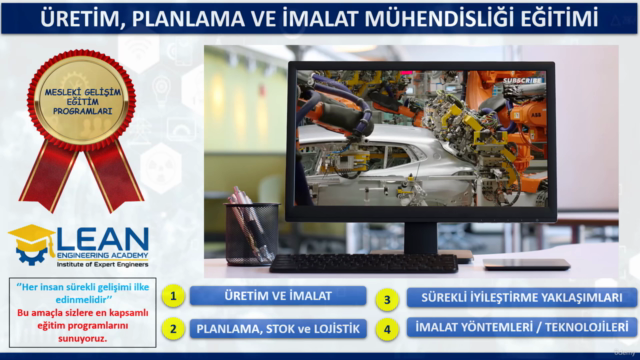 Üretim, Planlama ve İmalat Mühendisliği Eğitim Programı – Screenshot 2