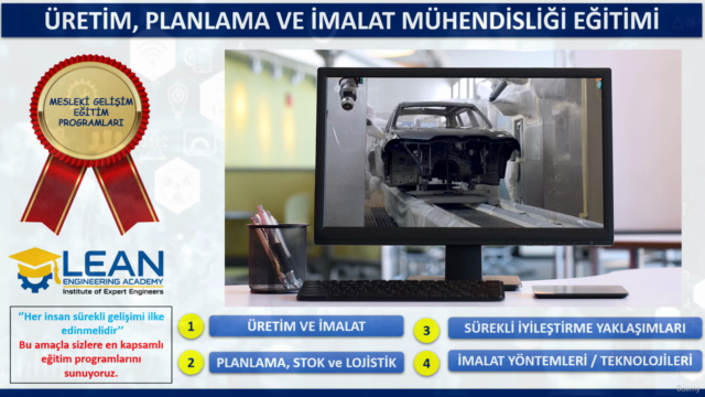 Üretim, Planlama ve İmalat Mühendisliği Eğitim Programı – Screenshot 4