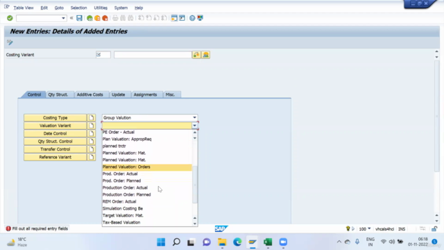 SAP CO: Material Ledger with Inter and Intra company posting - Screenshot_04
