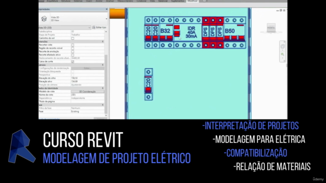 Revit - Modelagem de projeto elétrico – Screenshot 1